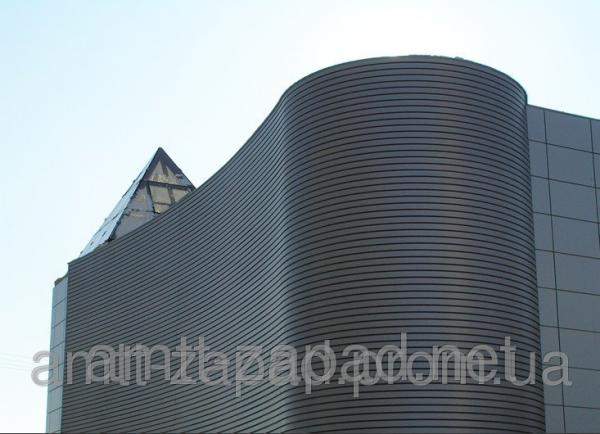 Реечный алюминиевый фасад