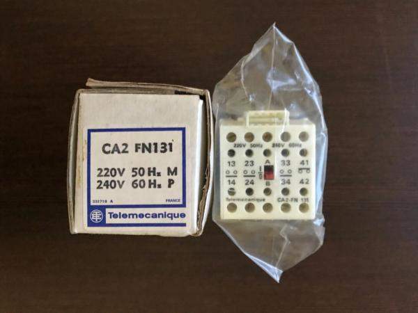Реле контрольное Control relay CA2-FN-131 Telemecanique 10A 3NO/1NC 220/240VAC CA2FN131