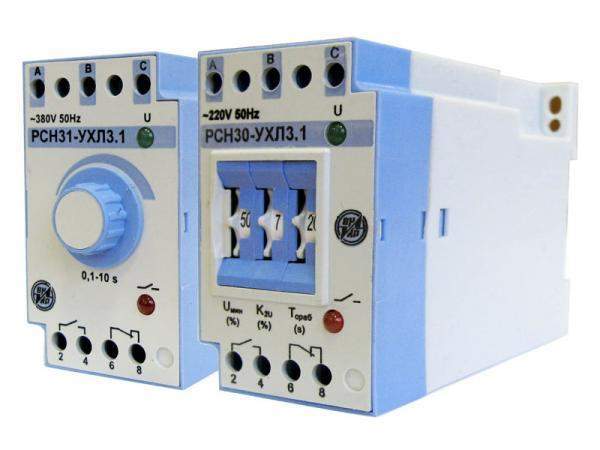 Реле напряжения РСН-30, РСН-31, РСН-32, РСН-33, РСН-30-Р (взамен ЕЛ-8, ЕЛ-10, ЕЛ-11, ЕЛ-12, ЕЛ-13, РОФ-11, РОФ-12, РОФ-13)