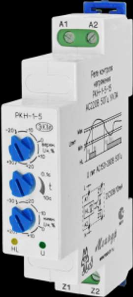 Реле контроля однофазного напряжения РКН-1-5-15
