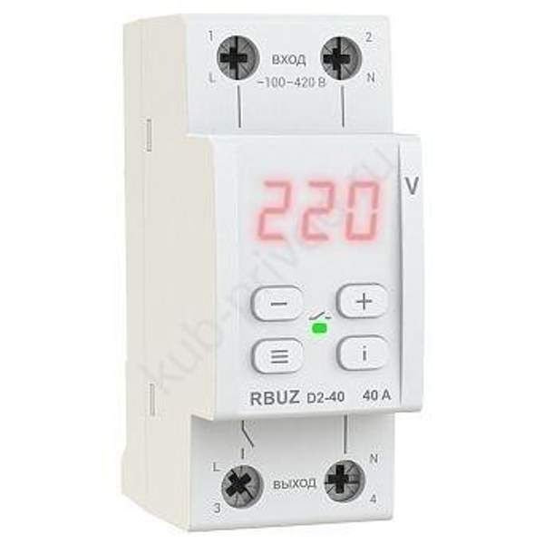 Реле напряжения RBUZ D2-40 Red
