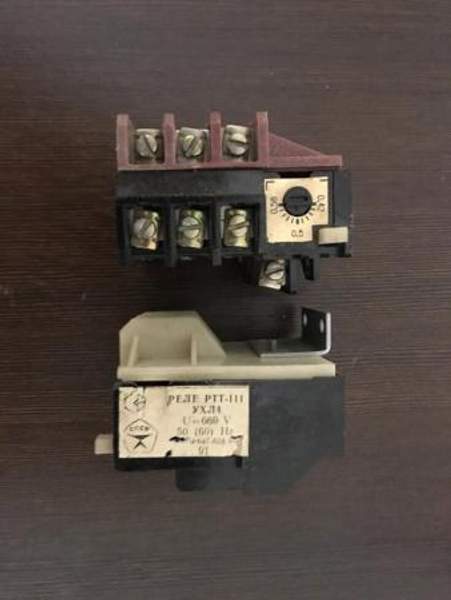 Реле тепловое РТТ-111-0,50А (0,42-0,58А)