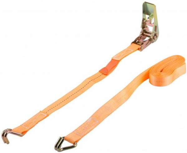 Ремень для крепления груза, храповый механизм, лента 25 мм х 5 м, 800 кг ХВАТ 77-253