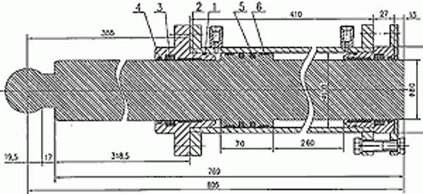 Ремонт цилиндра опоры