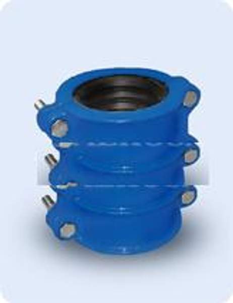 Ремонтная муфта свертная двухсоставная труб диаметром DN 300 чугун