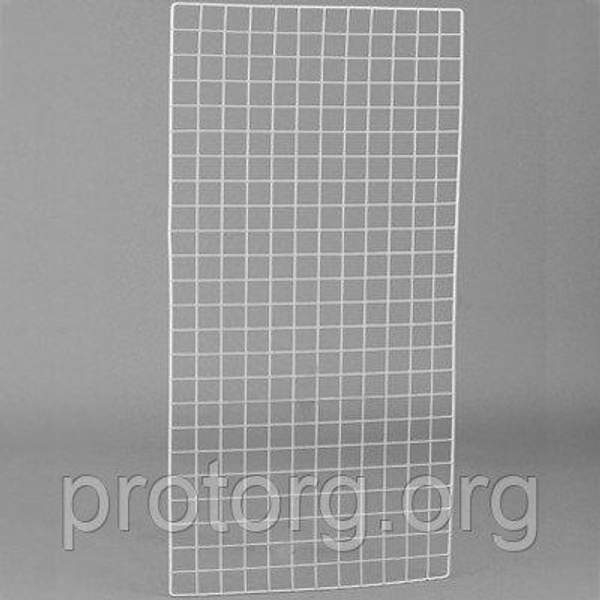 Решетка торговая 1200х600мм белая (4.8мм*2.5мм)