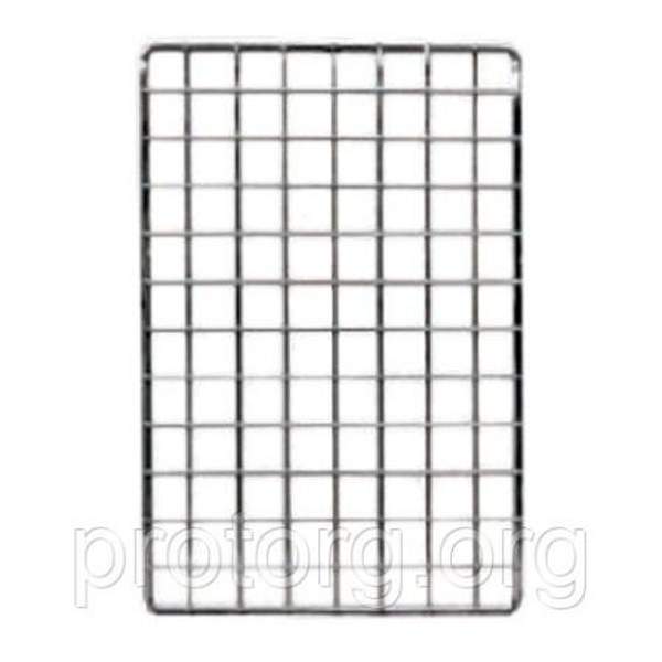 Решетка торговая, хром 1000х600мм (7,5мм*3,5мм)