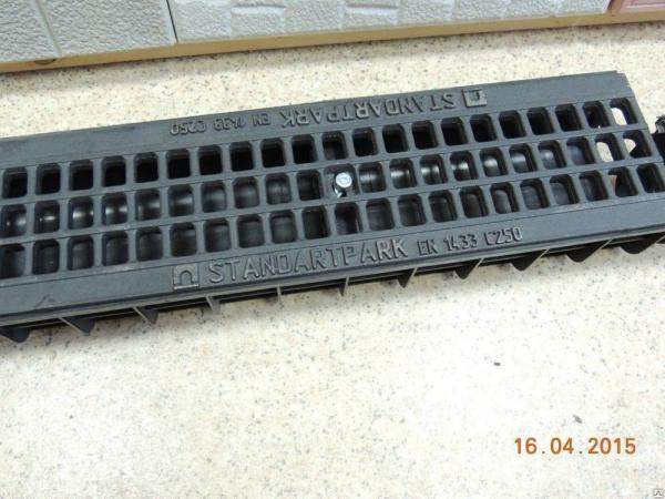 Решетка водоприемная высокопрочный чугун ячеистая 500х136х15