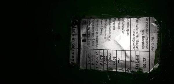 Резьбонакатной станок ZL-100, ГДР.