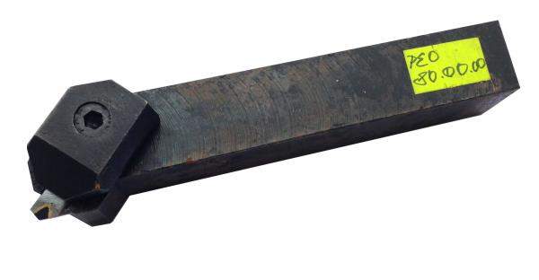 Резец эльборовый подрезной РЭО-93.00.00 (16х16х16х8х100 мм, + вставка эльборовая РЭО-137 d.8х18 мм, 47°/47°)