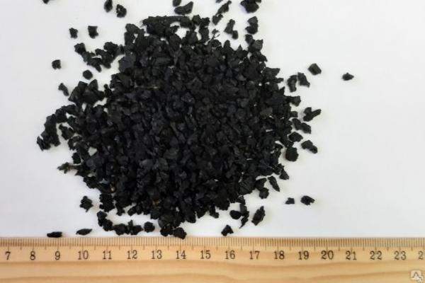 Резиновая крошка (фракция 2-4мм)