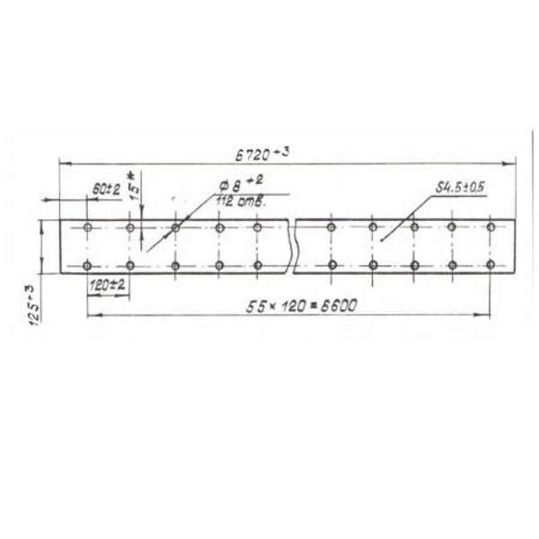 Резиновое уплотнение ремень 125-1-ТК-200-2-1,5-1,5