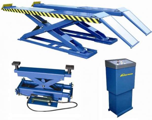 RLS-4.5G Электрогидравлический низкопрофильный подъемник для сход-развала г/п 4,5 т