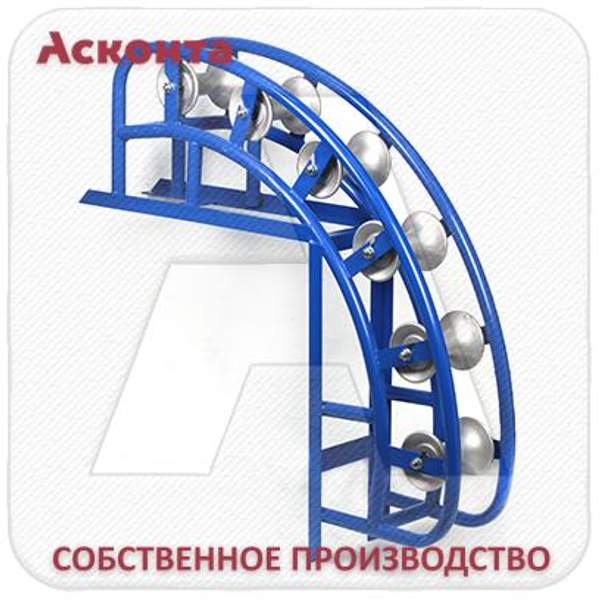 РНУ6/120AL Угловой направляющий ролик для кабеля ⌀ до 120мм