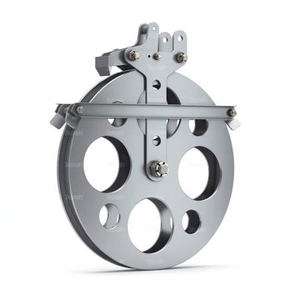 Ролик геофизический "полумесяц" с отсекателем РКО-01