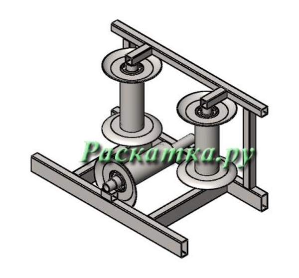 Ролик кабельный угловой РКУ 100-3