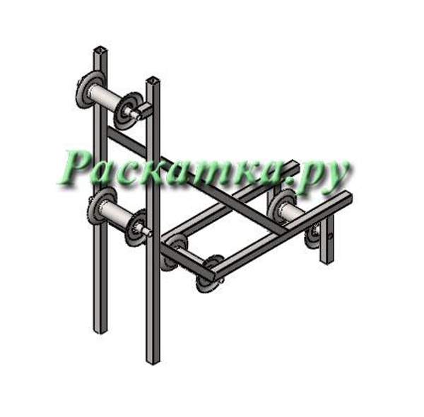 Ролик кабельный угловой вертикальный РКУ 160-В