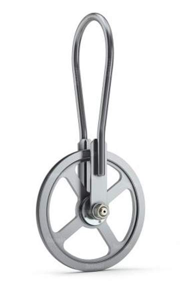 Ролик направляющий подвесной РНП-1 на серьге