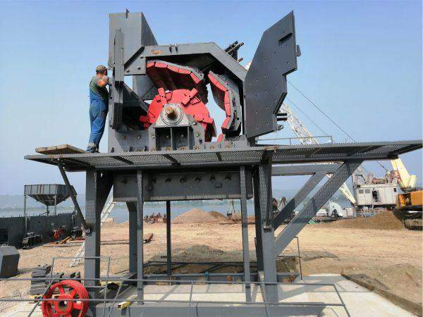 Роторная дробилка Tornado 300 для получения кубовидного щебня (300 тонн в час)