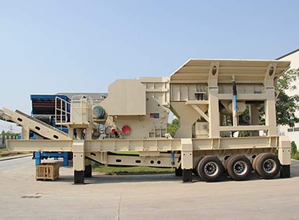 РР 1060 мобильная щековая дробилка на пневматическом ходу