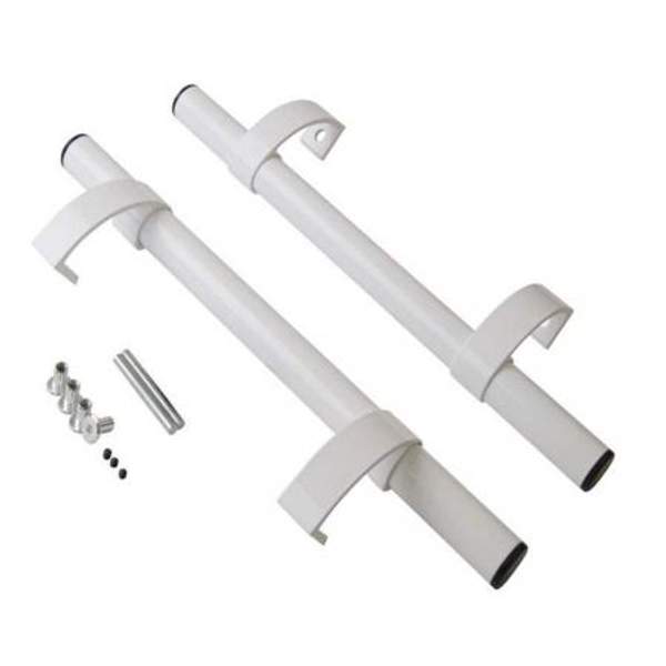 Ручка офисная Р-2 прямая, белая (RAL 9016), 500 мм