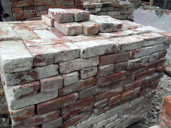 Ручной керамический кирпич под лофт (старый - царский) 18-19 века