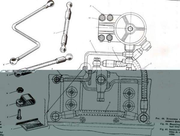 Рукав гибкий подвода топлива СБ. 20-27-30