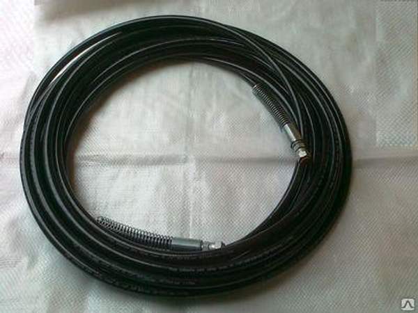 Рукав окрасочный 3/8" х 15 м, 500 бар, черный