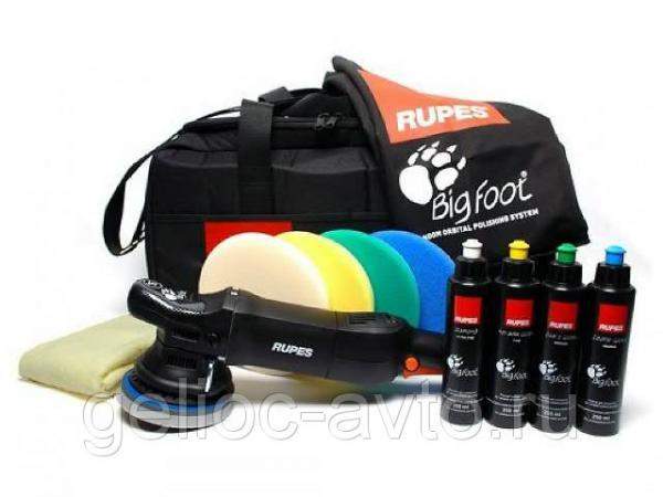 RUPES LHR21E KIT - эксцентриковая полировальная машинка и пасты BigFoot