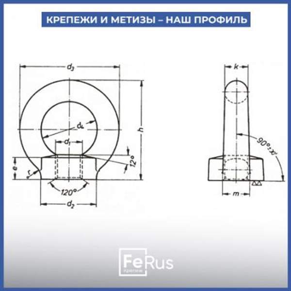 Рым-гайка DIN 582