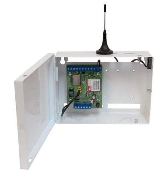 S400L-2GSM-BK12-W "Нано LAN" клеммники (цвет белый) Устройство оконечное объектовое приемно-контрольное c GSM и LAN коммуникаторами