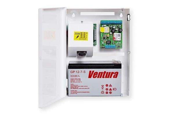 S400L-2GSM-SBK25-W "Нано LAN" клеммники (под АКБ 7Ач, цвет белый) Устройство оконечное объектовое приемно-контрольное c GSM и LAN коммуникаторами