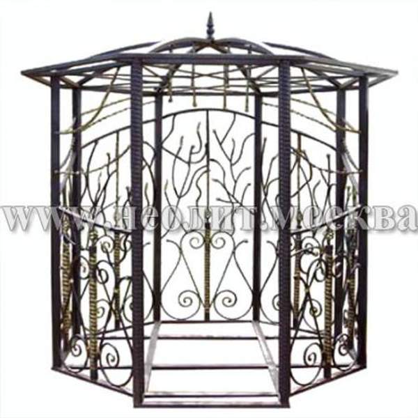 Садовая беседка кованная БК-02