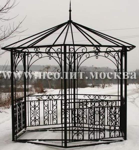 Садовая беседка кованная БК-05
