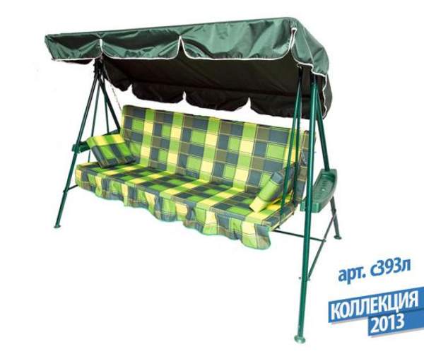 Садовые качели Стандарт-2. Доставка по РБ.