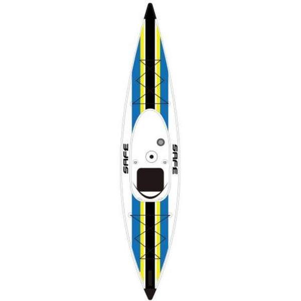 Safe waterman HC100.004 Amarok Каяк Голубой White / Blue 385 x 80 cm