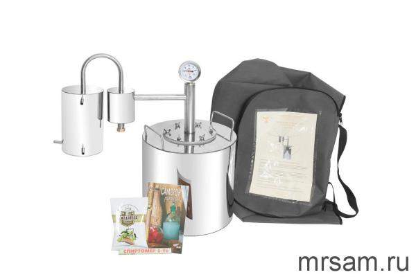 Самогонный аппарат "Добрый Жар" Домашний c сухопарником (Объем перегонного куба: 50л)