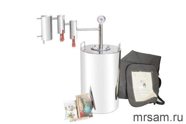 Самогонный аппарат "Добрый Жар" Экстра Люкс (Объем перегонного куба: 40л)