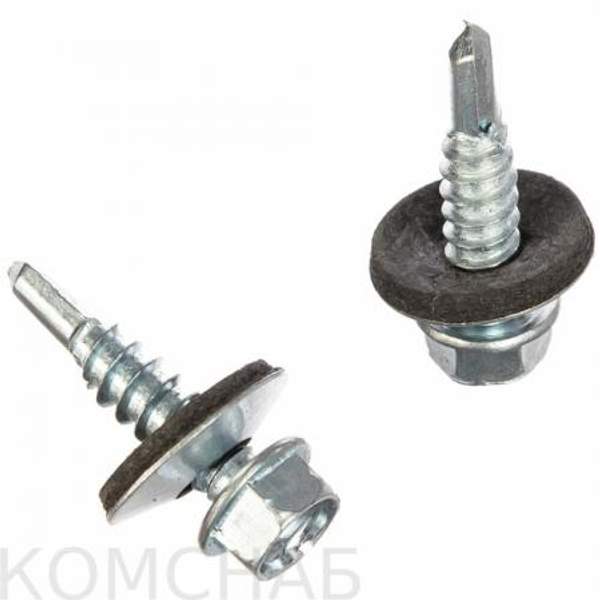 Саморез кровельный 5,5x25 оцинк. по металлу