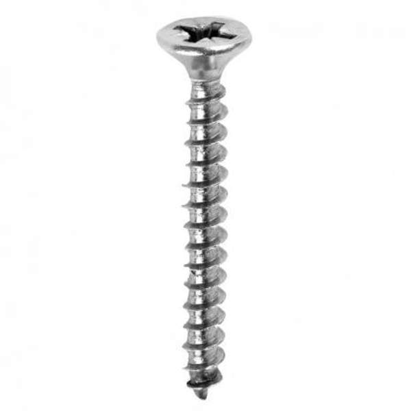 Саморез универсальный SG 5,0х60 потай, белый цинк