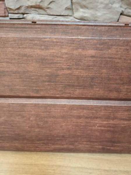 Сайдинг металлический "ЭкоБрус", цвет: Бразильская вишня Эко (Cherry Wood)