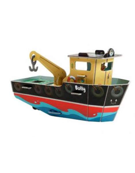 Сборная модель из картона Буксирчик Умная бумага