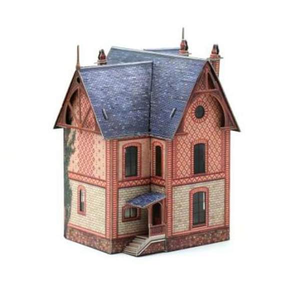 Сборная модель из картона Вилла в Везине Умная бумага