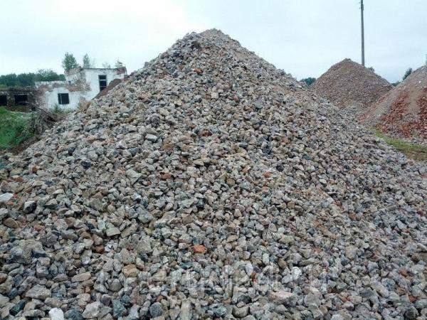 Щебень вторичный фракция 0-70