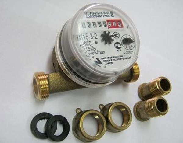 Счетчик воды универсальный СВК 15-3-2 (только оптом!!! от 50 шт)