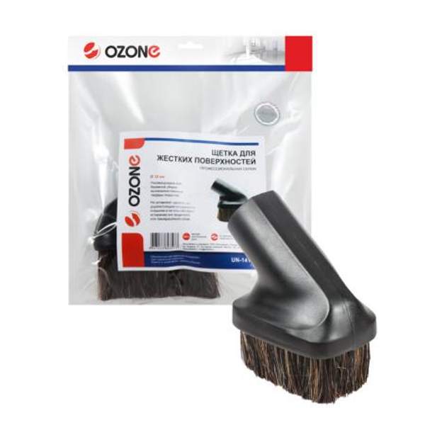 Щетка для профессионального пылесоса Ozone с натуральным ворсом, под трубку 35 мм