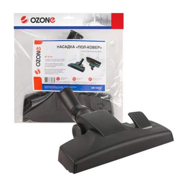 Щетка для профессионального пылесоса "Пол-ковер" Ozone для любых покрытий, под трубку 32 мм