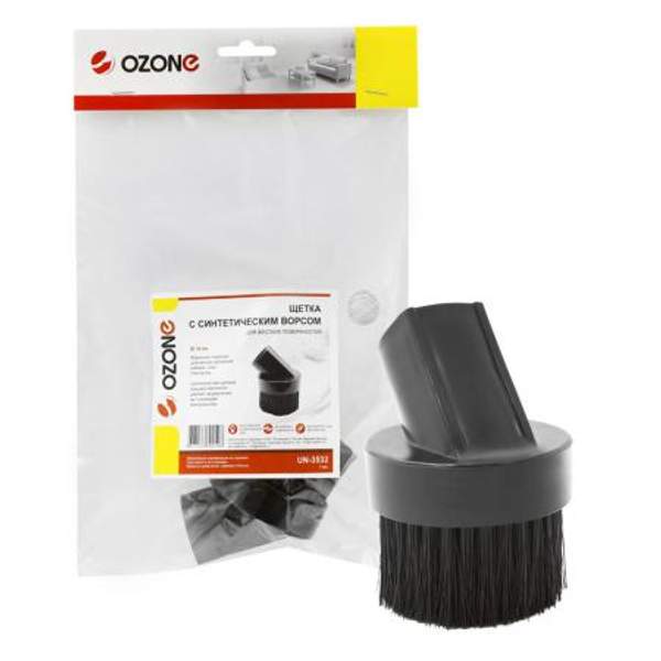 Щетка для пылесоса Ozone с длинным синтетическим ворсом, под трубку 32 мм
