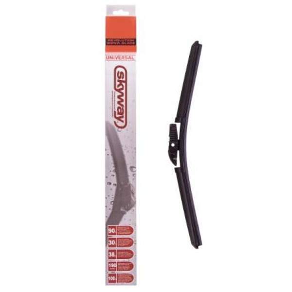 Щетка стеклоочистителя бескаркасная 51см/20" SKYWAY Универсальный адаптер 1шт.