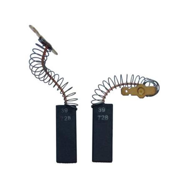 Щетки электродвигателя стиральной машины 5x12.4x36 мм с пружиной и клеммой